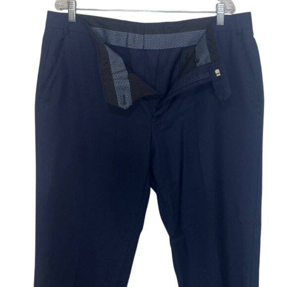 Lauren Ralph Lauren Dress Pants Mens 38 X 32 Blue Wool Blend - Picture 5 of 7